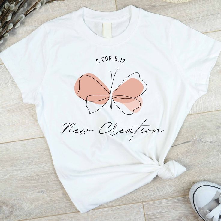 Christian Shirt, New Creation Butterfly Shirt 002