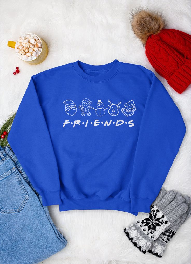 Christmas Friends Sweater, The Grinch Christmas Friends Sweatshirt