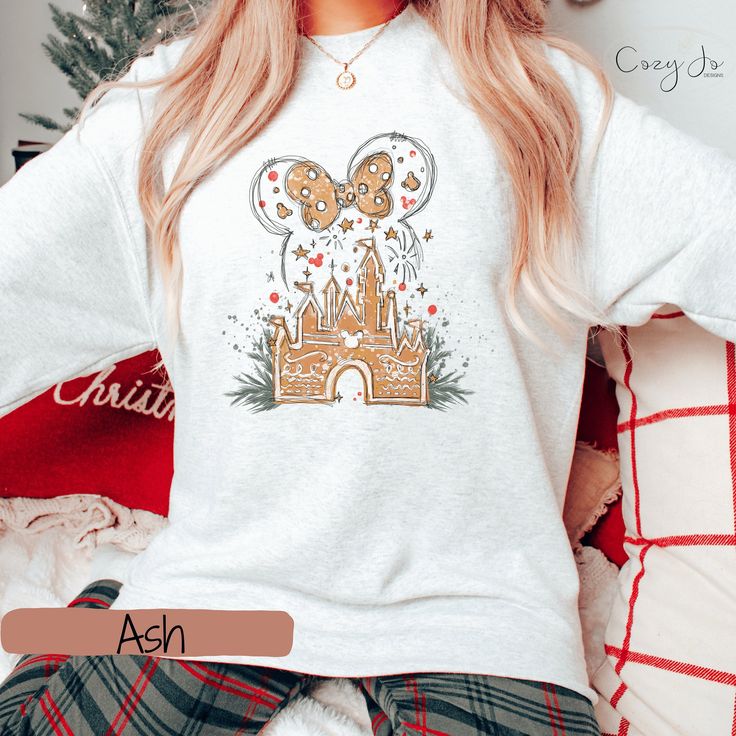 Christmas Gingerbread Castle Sweatshirt