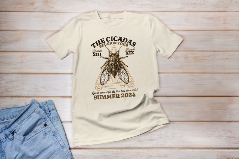 Cicada Concert Tour 2024, Cicada Summer 2024 Shirt, Cicada Emergence Tee, Cicada 2024 Shirt, Year of The Cicada Shirt, Brood XIX Brood XIII