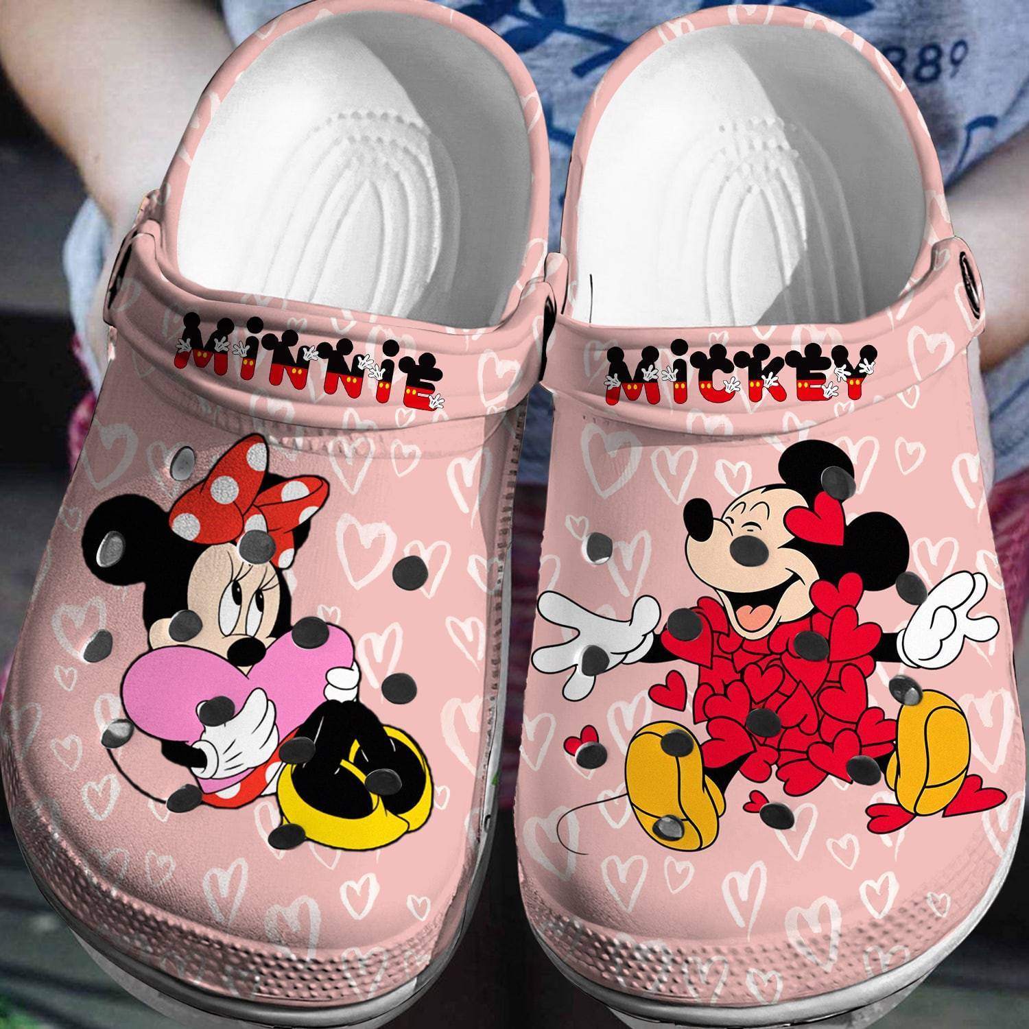 Classic Characters, Endless Fun: Mickey Minnie Crocss 3D Clog Shoes