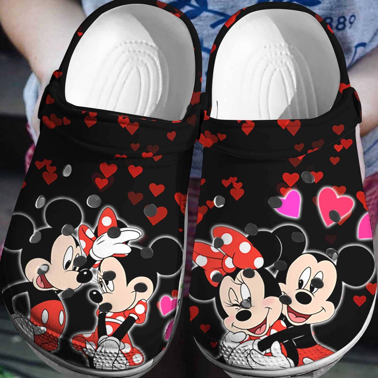 Classic Characters: Mickey Minnie Crocss 3D Clogs