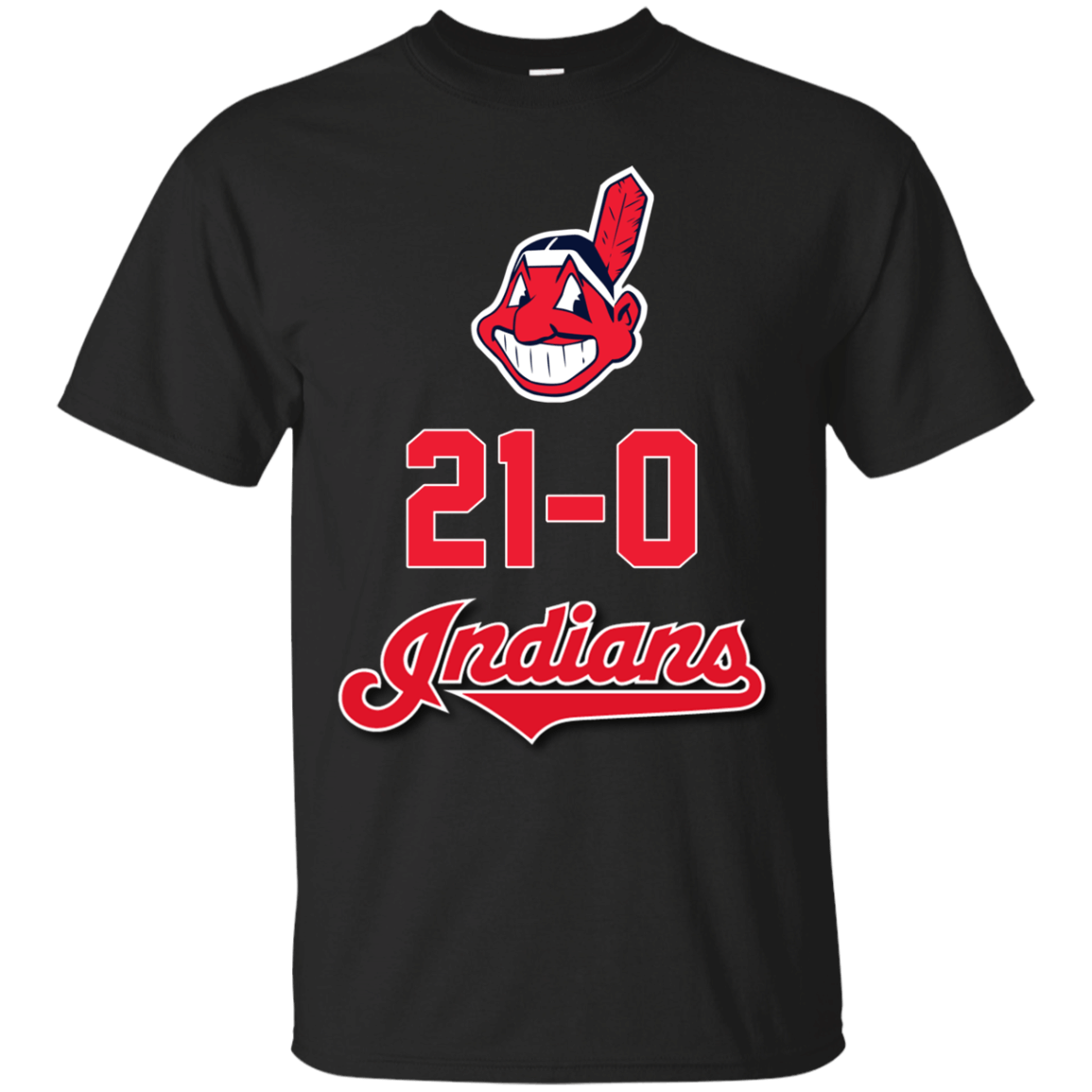 Cleveland Indians Make History 21-0 T Shirt