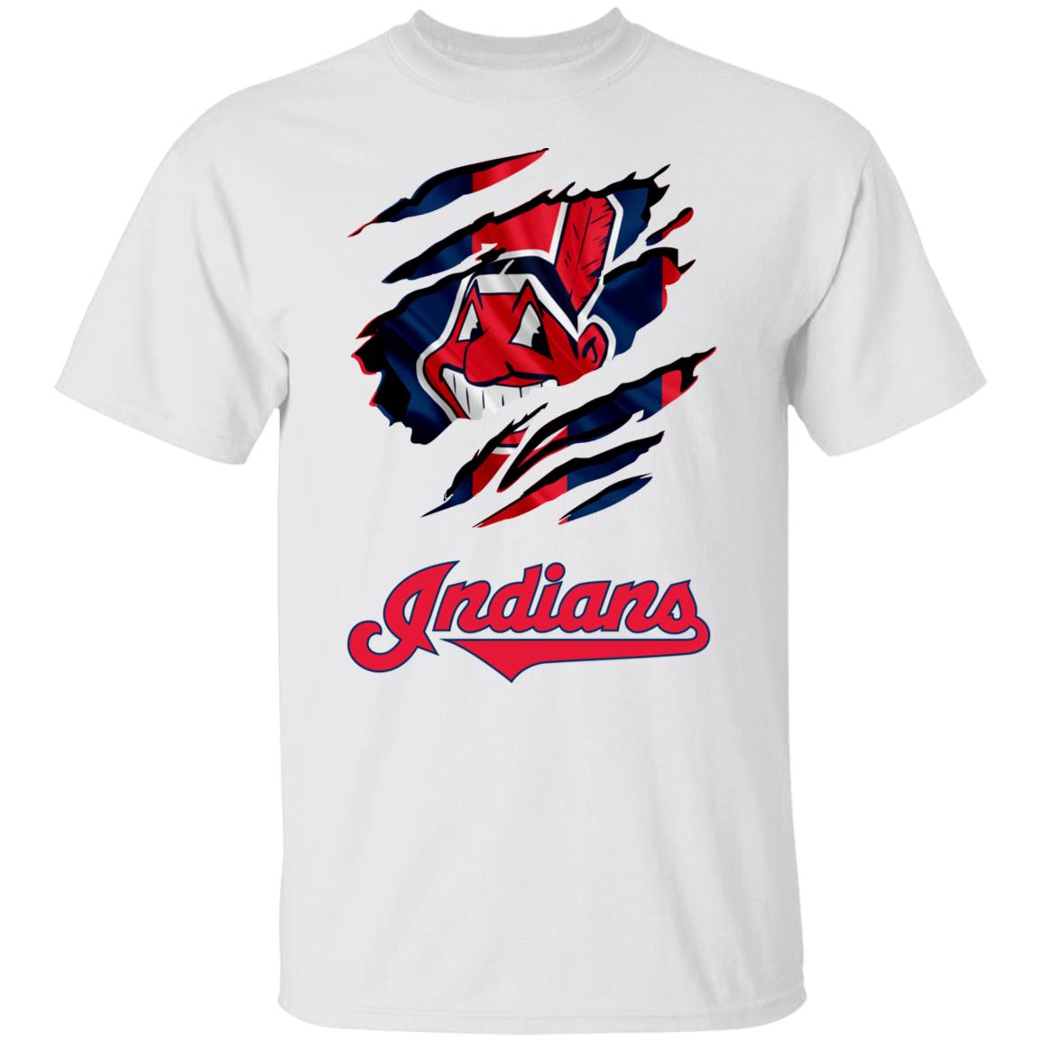 Cleveland Indians Rips Tear Shirt