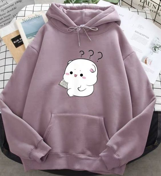 Confuse Chibi Thin Hoodie