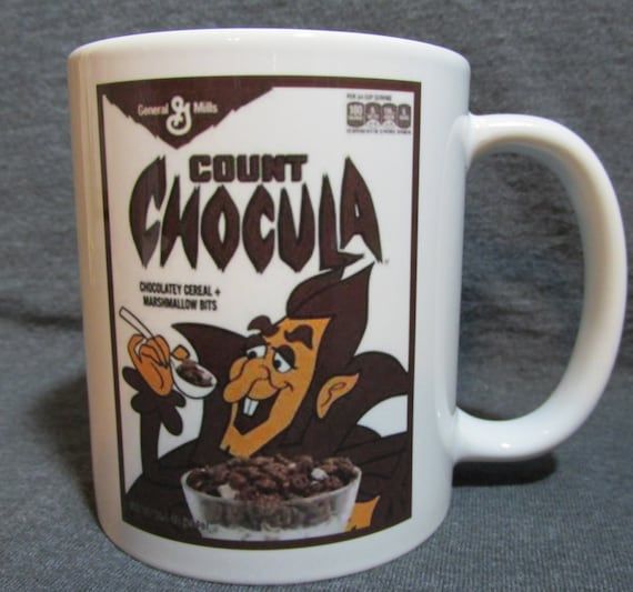 Count Chocula Cereal Box Classic Vintage Monster Cereal Image – New! – COLLECT ALL FIVE!! – Sweet Novelty Gift Idea