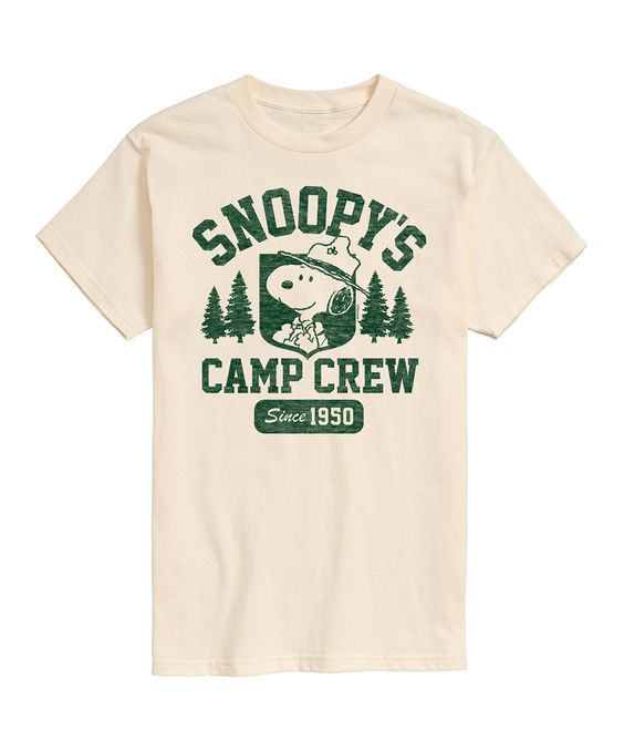 Cream Peanuts ‘Snoopy’s Camp Crew’ Tee