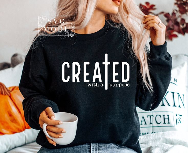 Created Shirt, Created Sweatshirt black