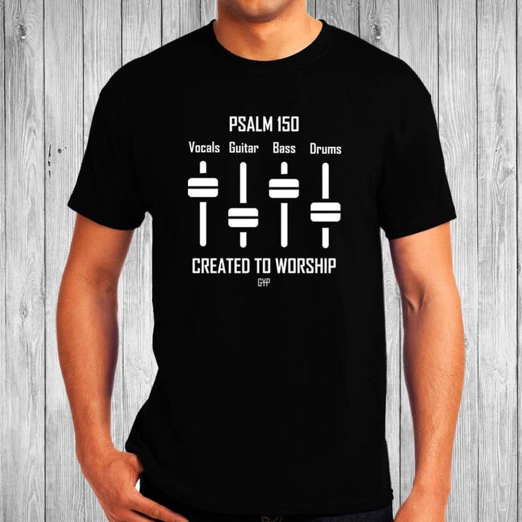 Created to Worship Sound Mixer – Christian T-Shirt – Christian Apparel – Faith Shirt