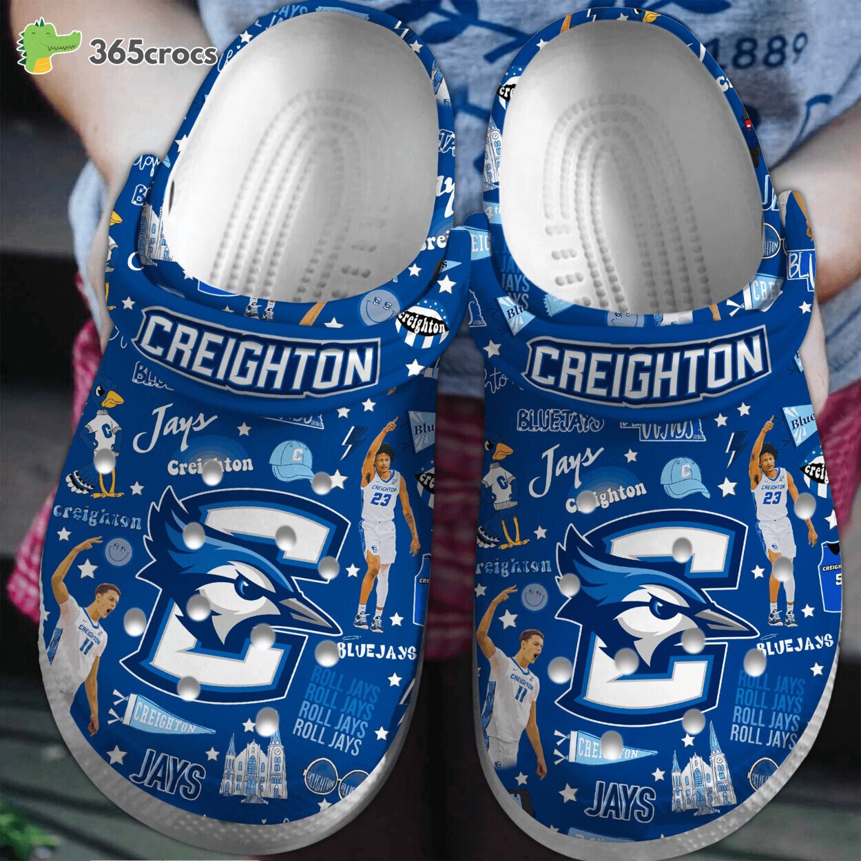 Creighton Bluejays NCAA Sport Crocss Clogs Shoes Comfortable