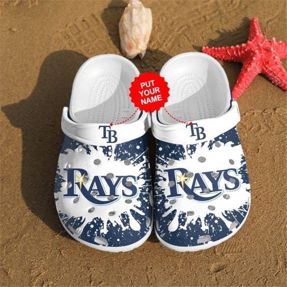 Croc Shoes, Crocss Shoes Baseball T. Bay Rays For Baseball Fans Men And Women, Gift Birthday