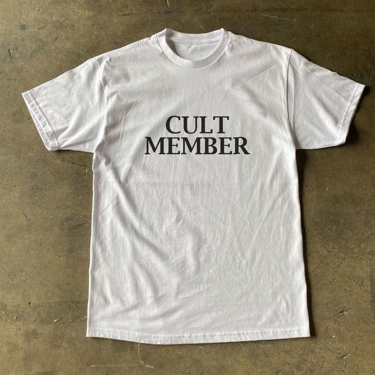 Cult Member Shirt, Y2K Aesthetic, Y2K Shirt