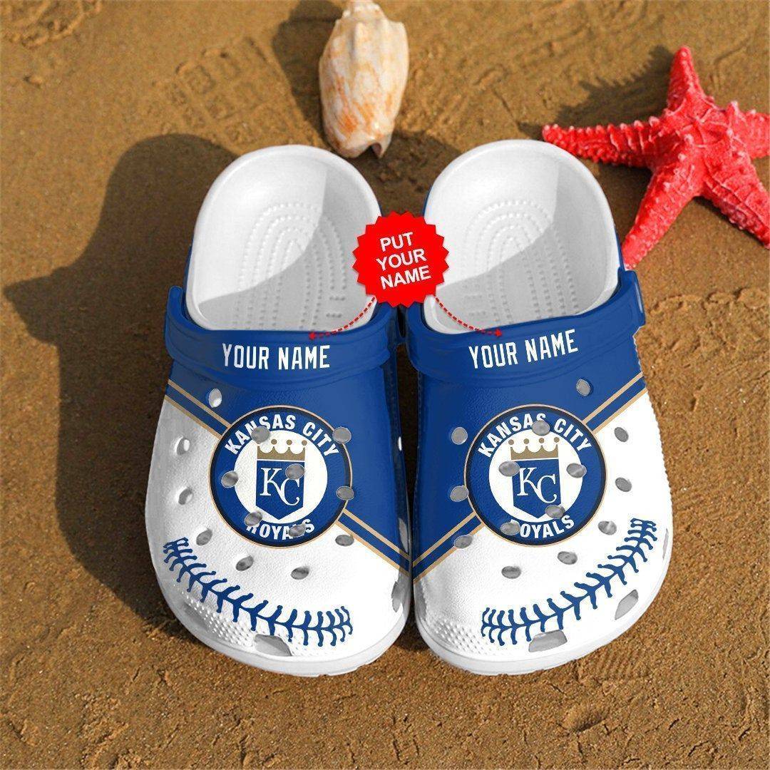Custom Name Kansas City Royals Mlb Teams Gift For Fan Crocss Clog Shoescrocband