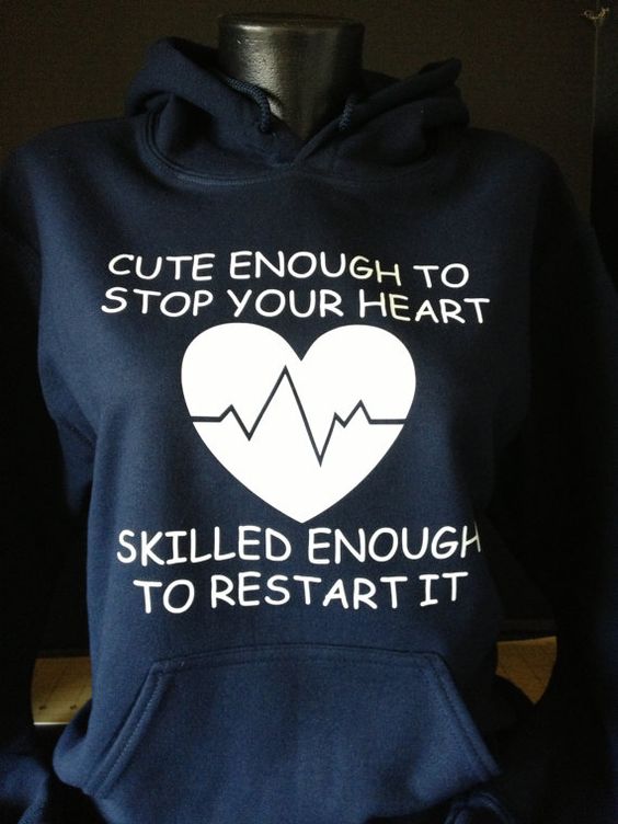 Cute Enough To Stop Your Heart–Skilled Enough To Restart It Hoodie