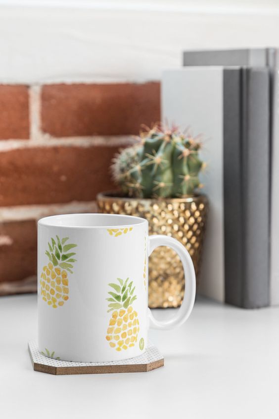 Cute Pineapple Coffee Cup