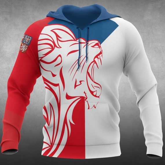 Unisex Hoodie All Over Print Lion Gifts The Czech Republic Lion Us Unisex Size Hoodie