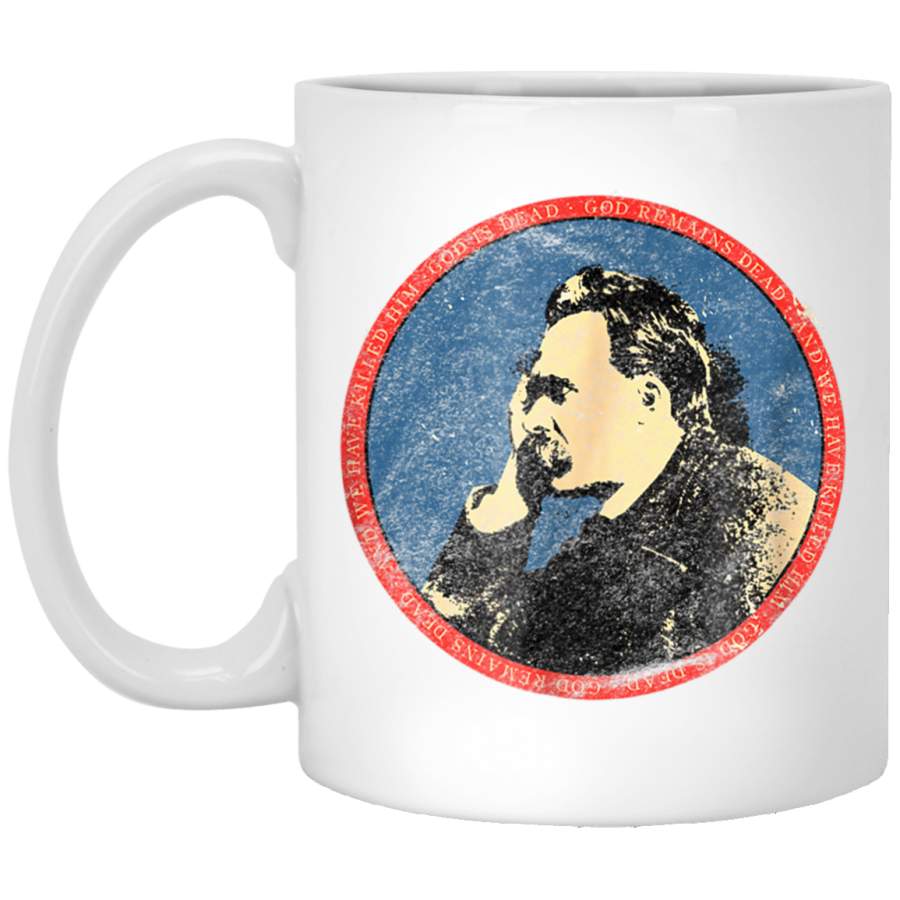 Vintage Philosophy Nihilism – Nietzsche Philosopher 11oz  Mug