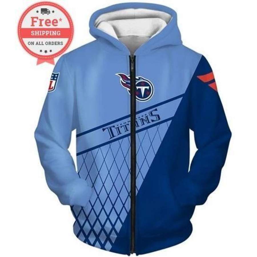 Tennessee Titans Hoodie 3D Style3895 All Over Printed