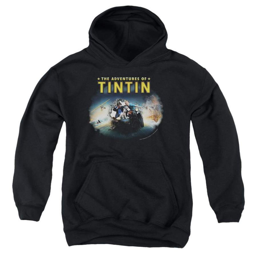 The Adventures of Tintin Journey Youth Hoodie (Ages 8-12)