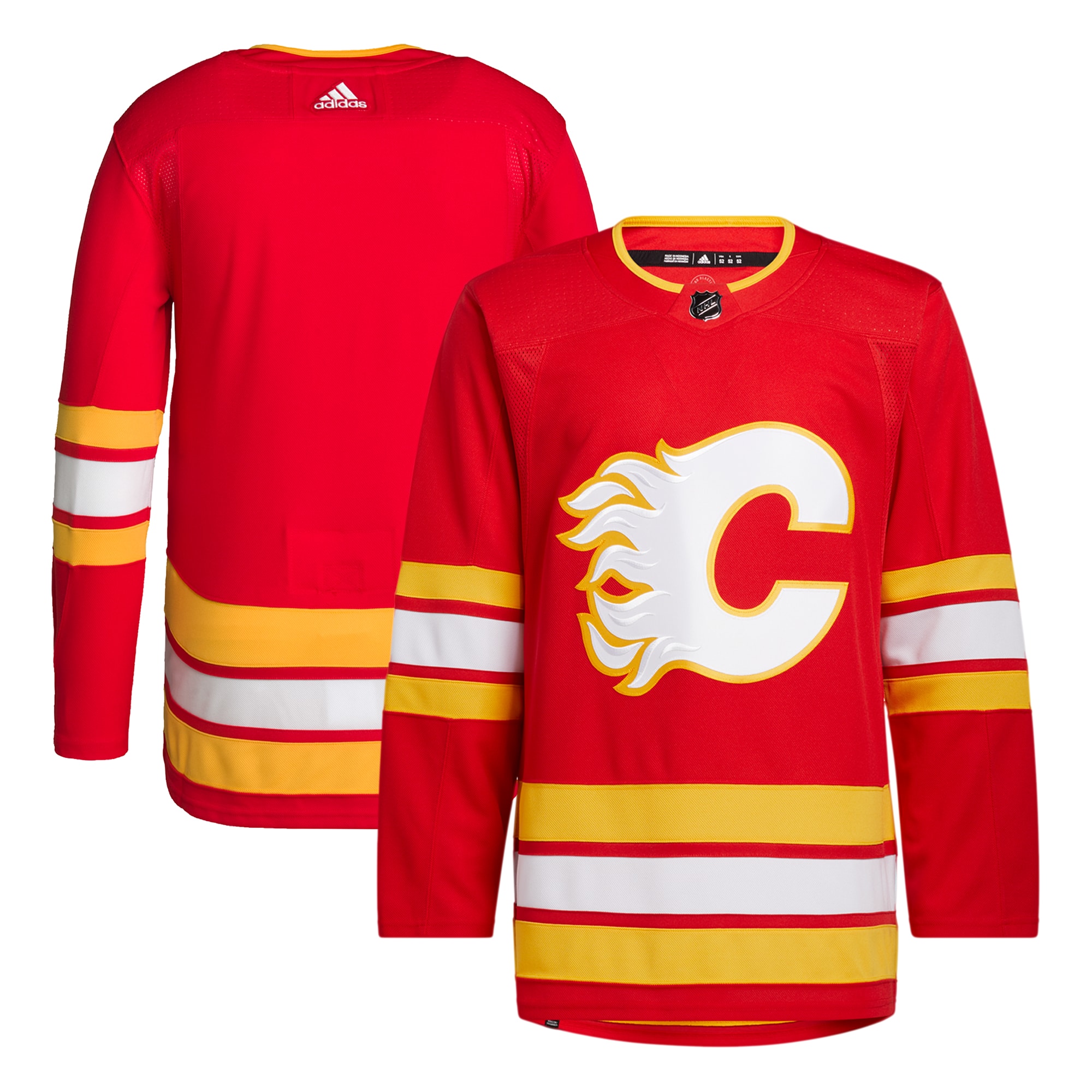 Calgary Flames Men's 2020/21 Home Primegreen Authentic Jersey – Red