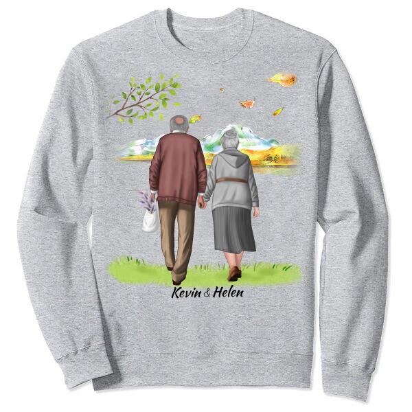 Personalized Couple Sweatshirt – Anniversary Gifts For Couples – Love Couple Shirts