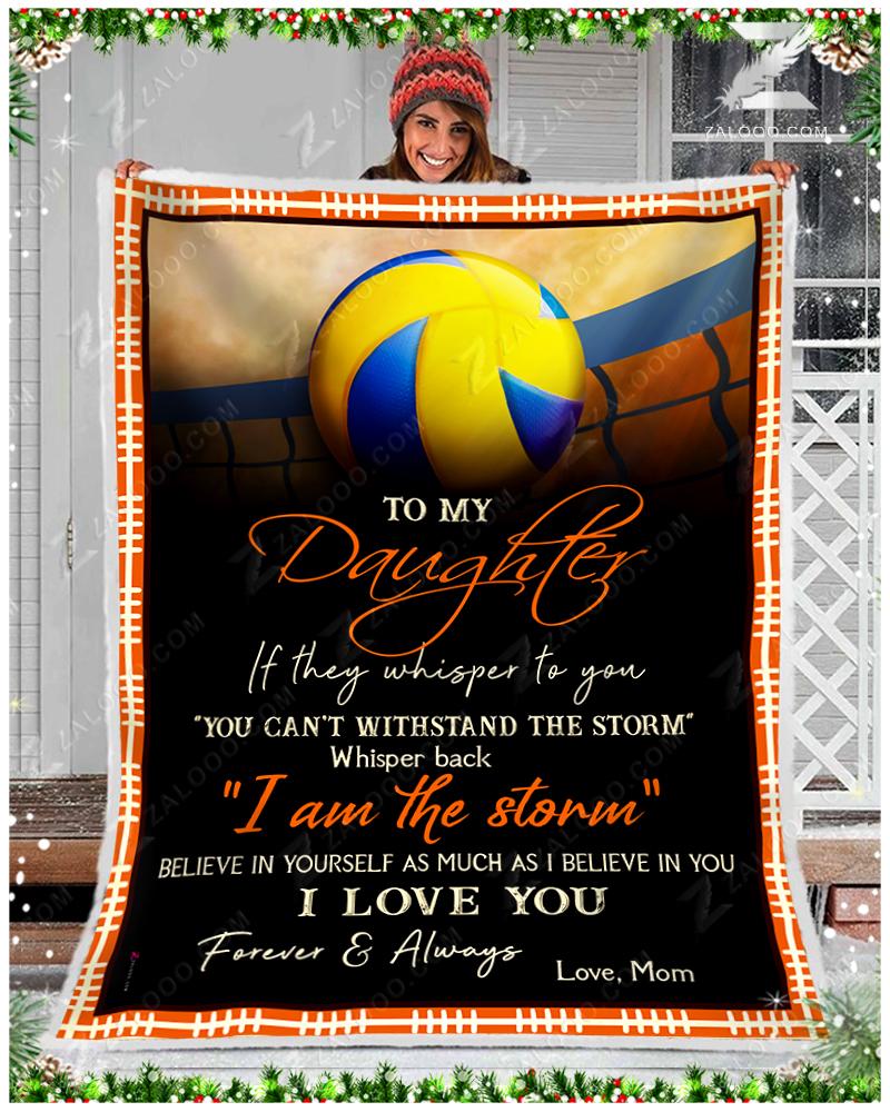 Volleyball – To My Daughter – I Love You Quilt Blanket Ep1800