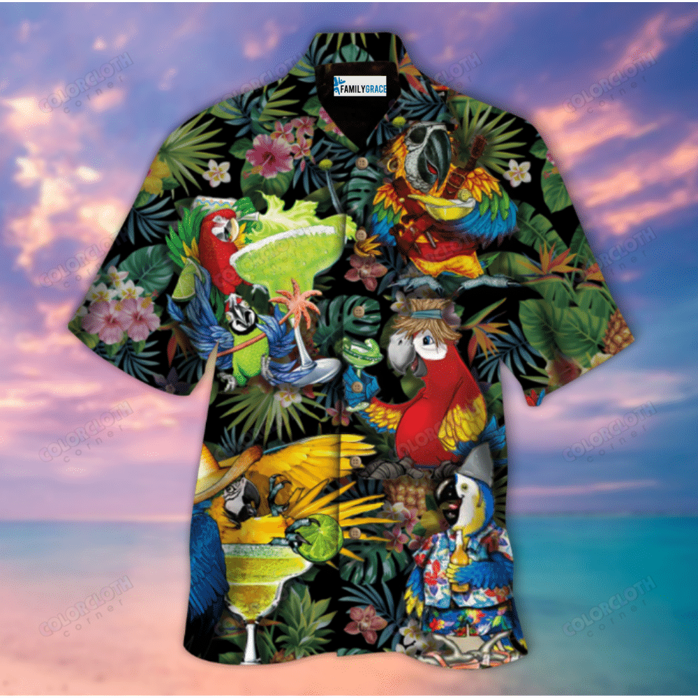 Aloha Parrot Hawaiian Shirt Ha81227