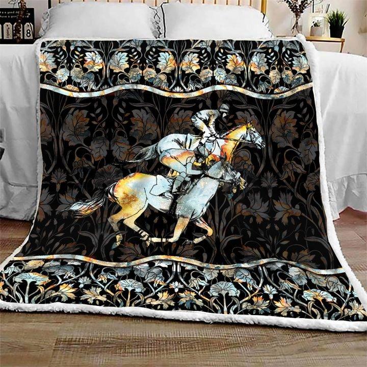 Blanketify Horse Racing Quilt Blanket Gift For Horse Racing Lovers,Friend,Birthday Gift,Family Gift Home Decor Bedding Couch Sofa Soft And Comfy Cozy