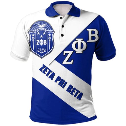 Zeta Phi Beta Sorority In Me 3D Polo Shirt