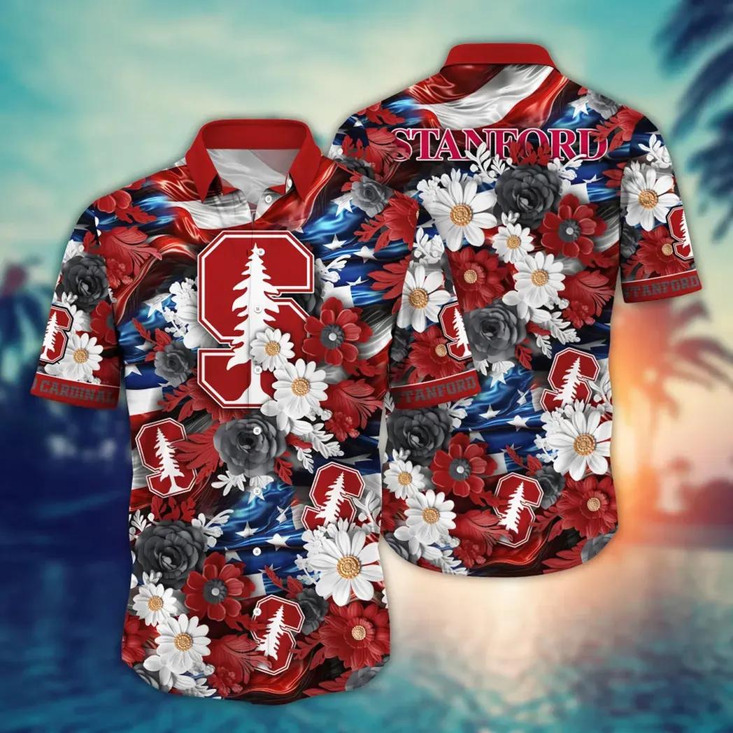 Stanford Cardinal Ncaa Aloha Hawaiian Shirt 1, Ncaa Hawaiian Shirt
