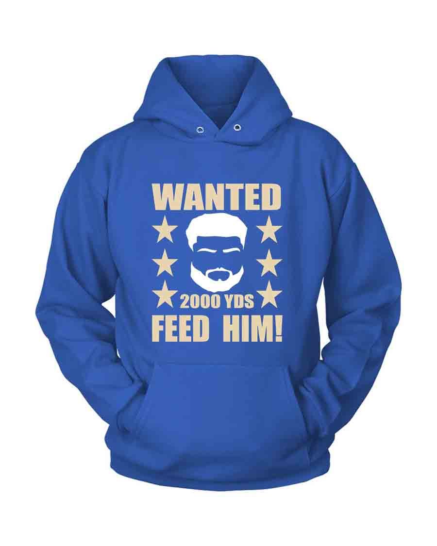 Zeke Wanted 2000 Yds Feed Him Unisex Hoodie