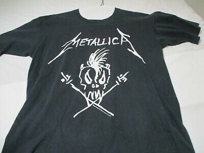 Vtg Metallica T-shirt ; L Brockum No Where Else To Roam Europe 93 Tour 5799