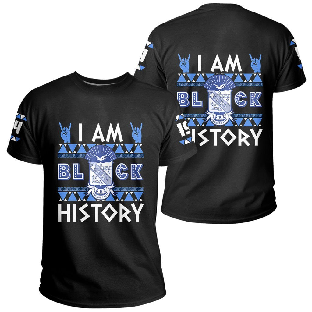 Fraternity Tshirt – I Am Black History Phi Beta Sigma Tee