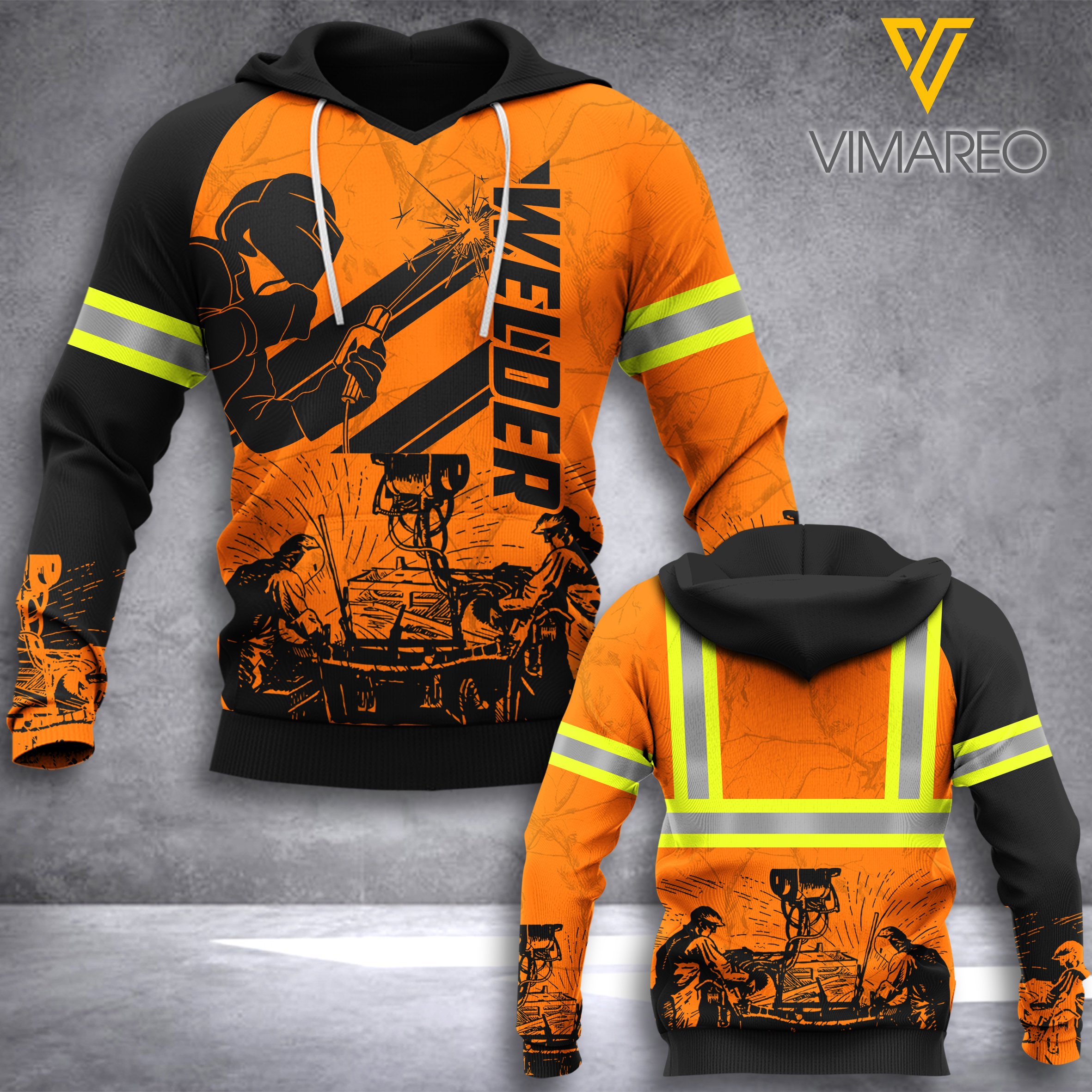 Welder Uniform Hoodie 3D Tpm Cam