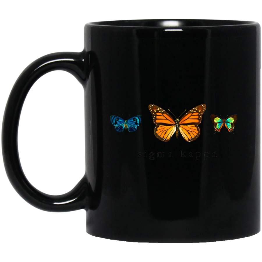 Sigma Kappa Pledge Rush Alumnae Sorority Vintage Butterflies Coffee Mug