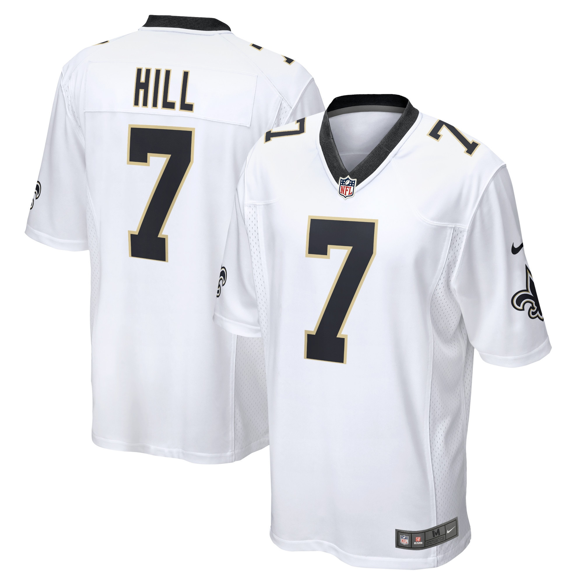 Taysom Hill New Orleans Saints Game Jersey – White NFL