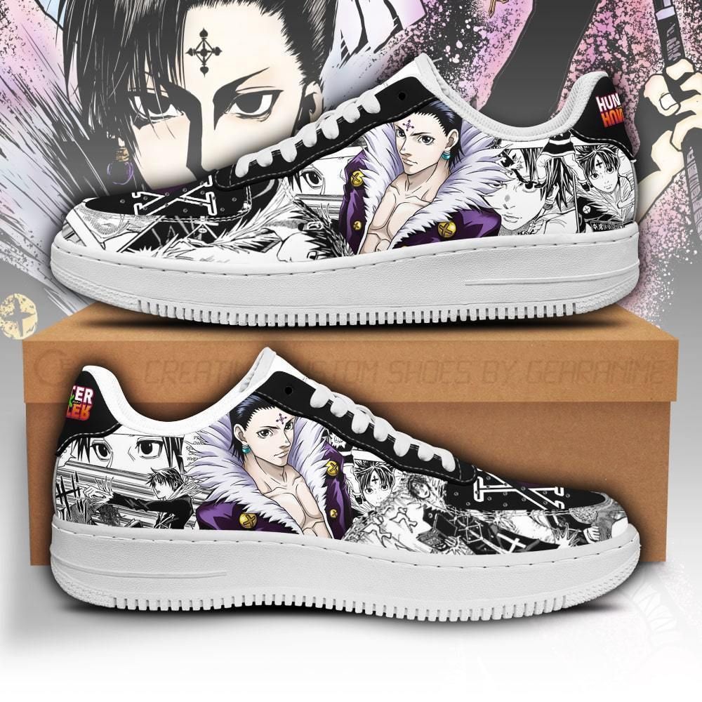 Kuroro Lucifer Hunter X Hunter Air Force Shoes Sneakers Custom Anime