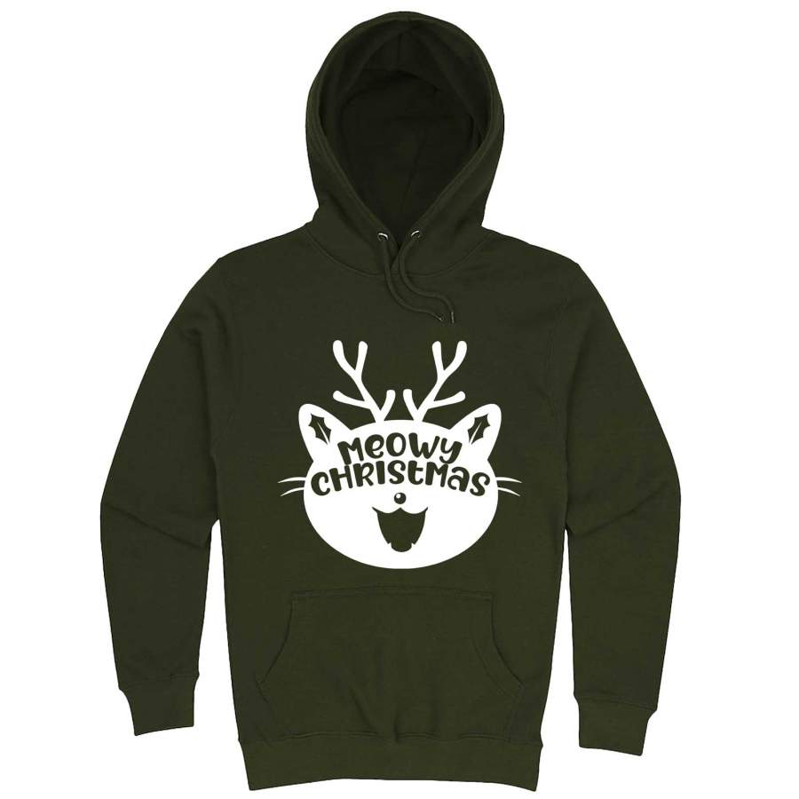“Cute Meowy Christmas kitty” hoodie