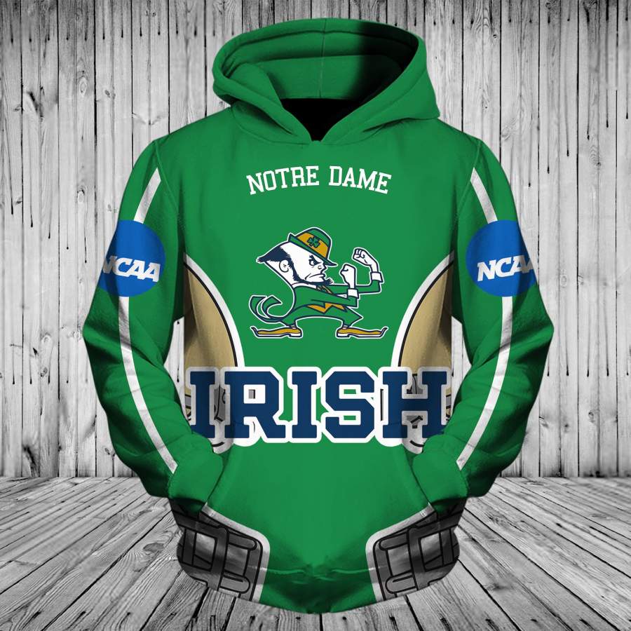 Notre Dame Fighting Irish Hoodies 3D Helmets