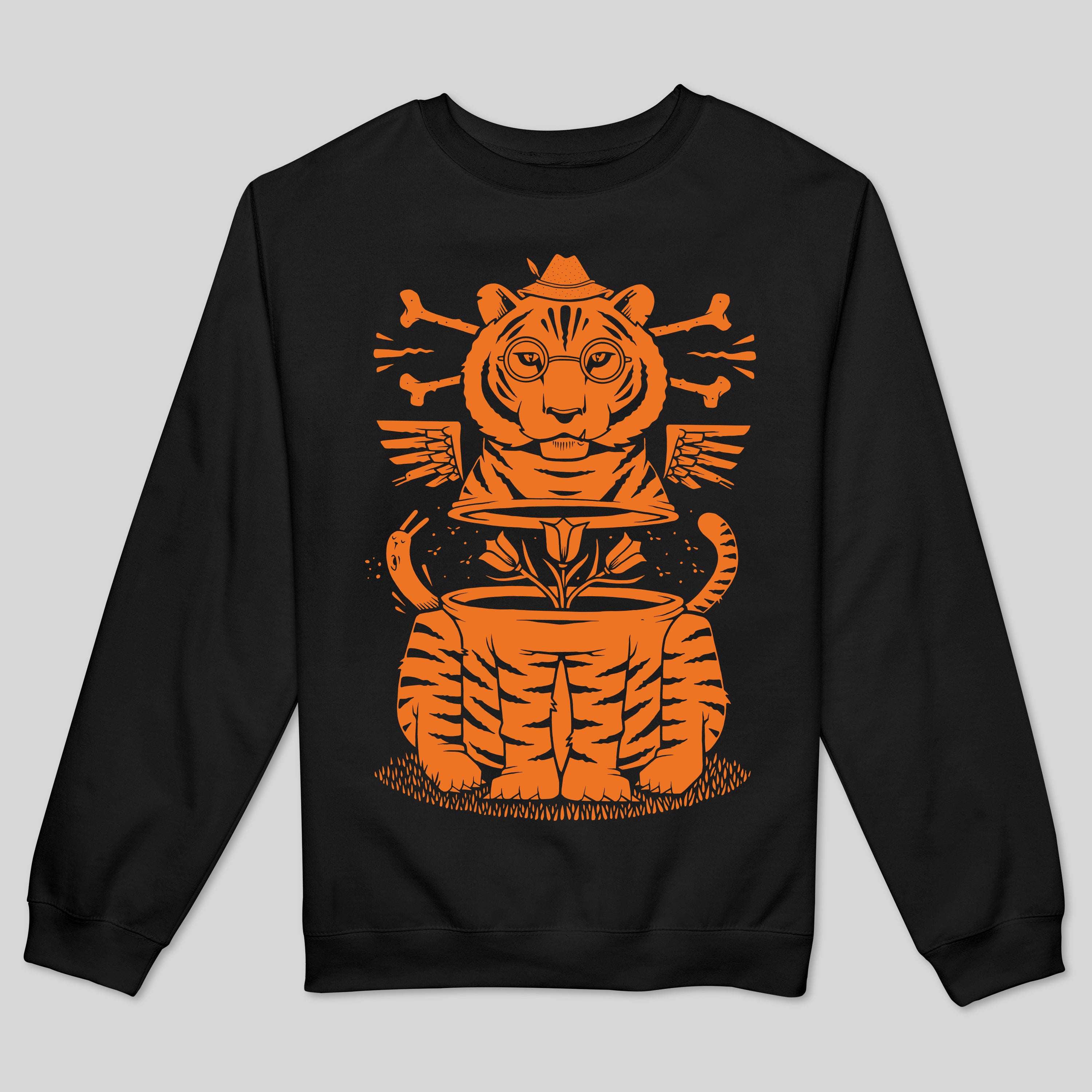 Tough Times Tiger Men’S Sweatshirt