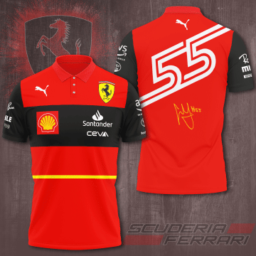 3D All Over Scuderia Ferrari Polo Shirt Ver4 – VINNY ENTERPRISES LLC