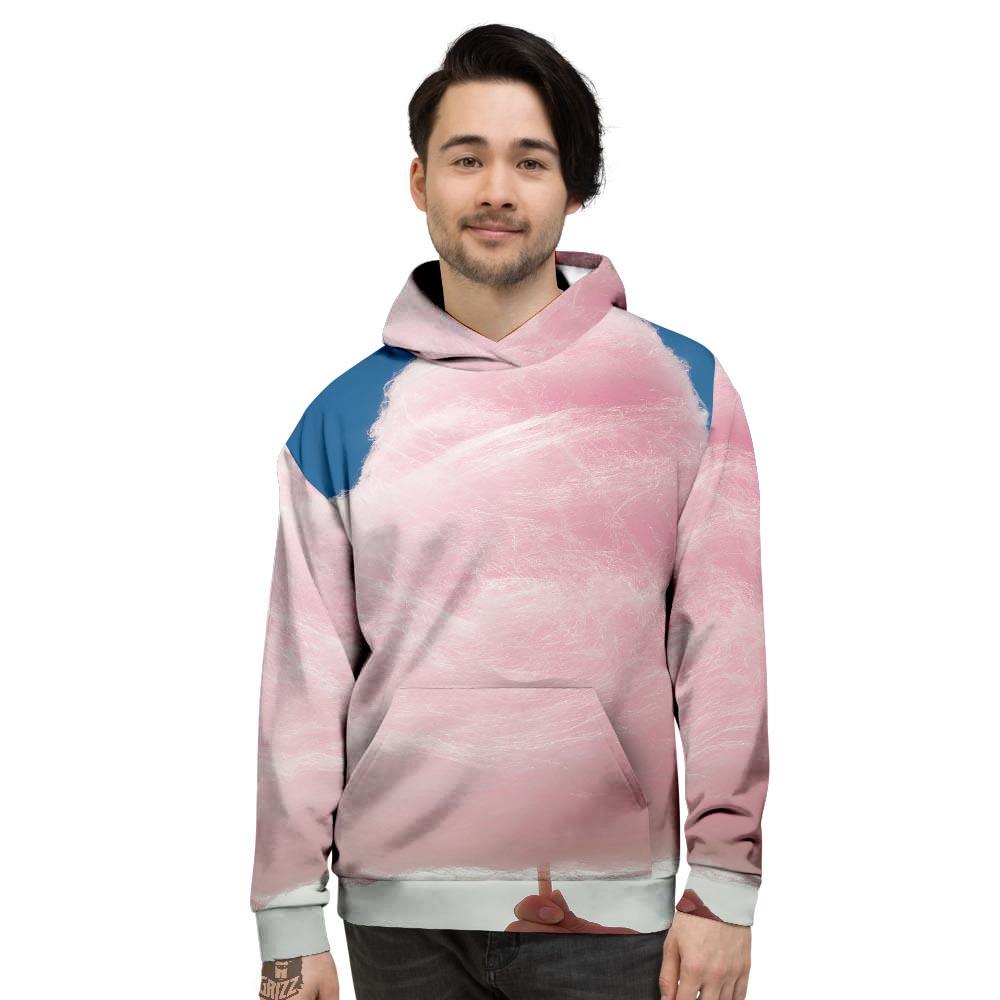 Cotton Candy Sweet Print Men’S Hoodie