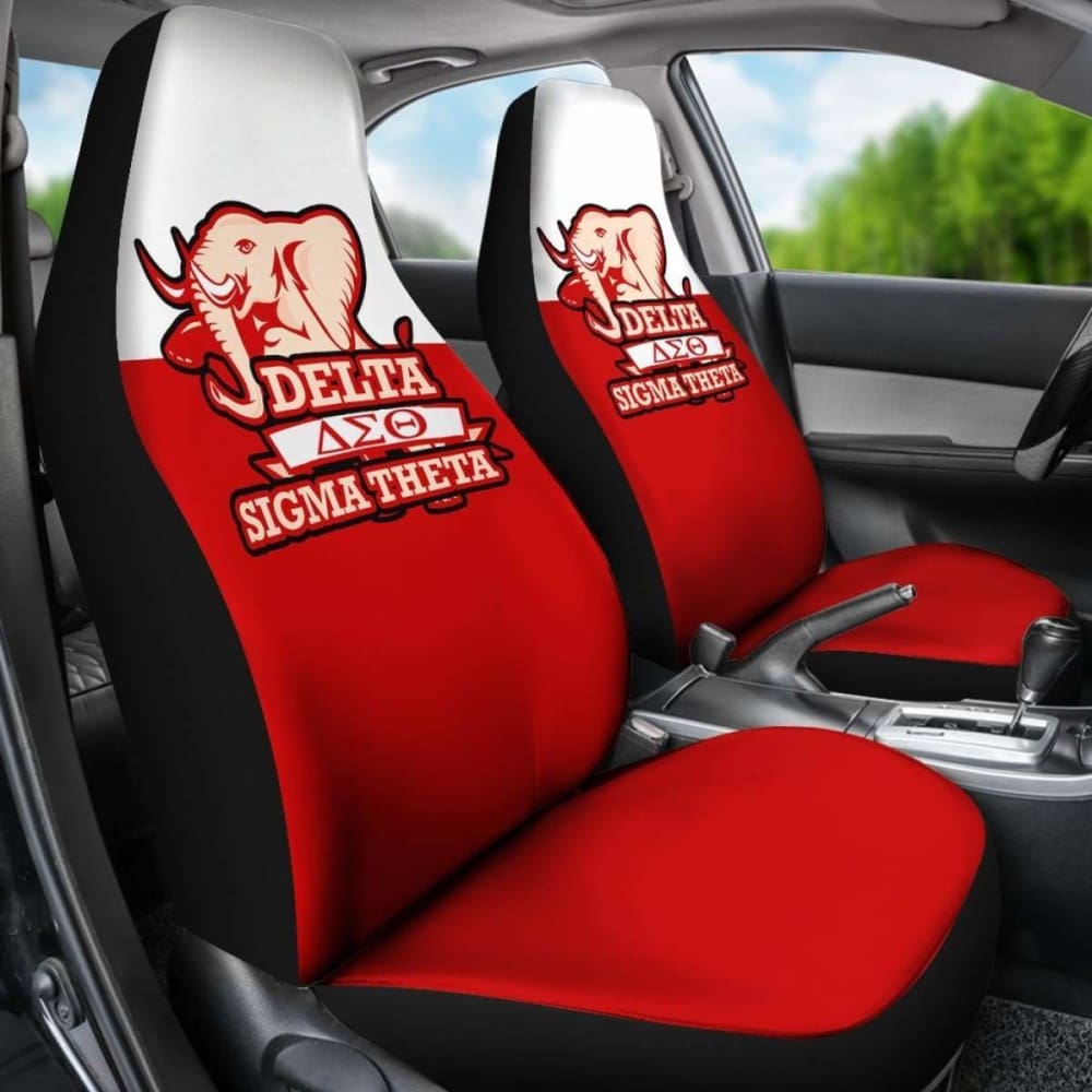 African Delta Sigma Theta Car Seat Covers – Elephant Logo – 202820