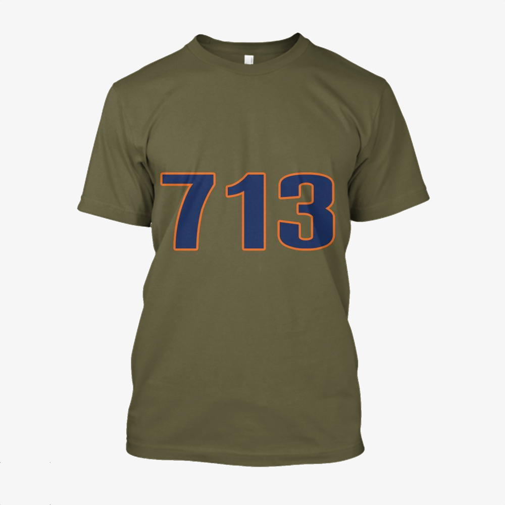 Lyfe The 713, Houston Astros Cotton T-Shirt