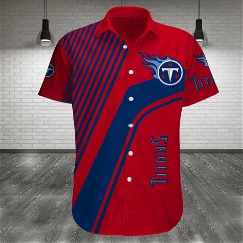 Tennessee Titans Shirt Summer Cross Design S