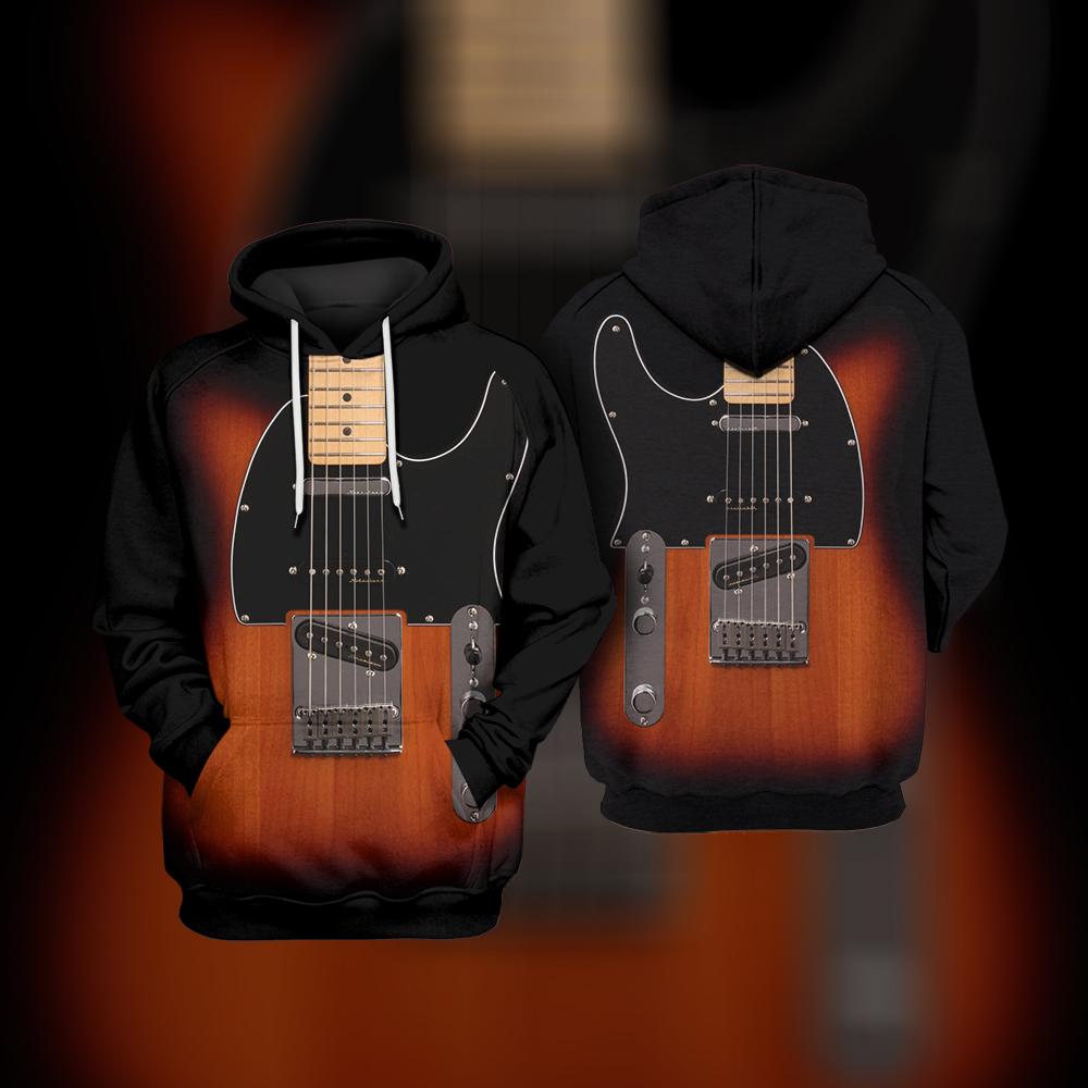 Guitar Sublimation Shirt For Men And Women