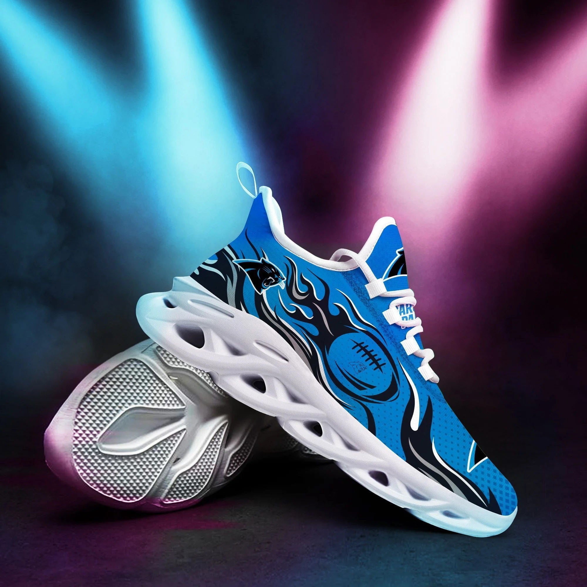 Carolina Panthers Casual 3D Air Max Running Shoes