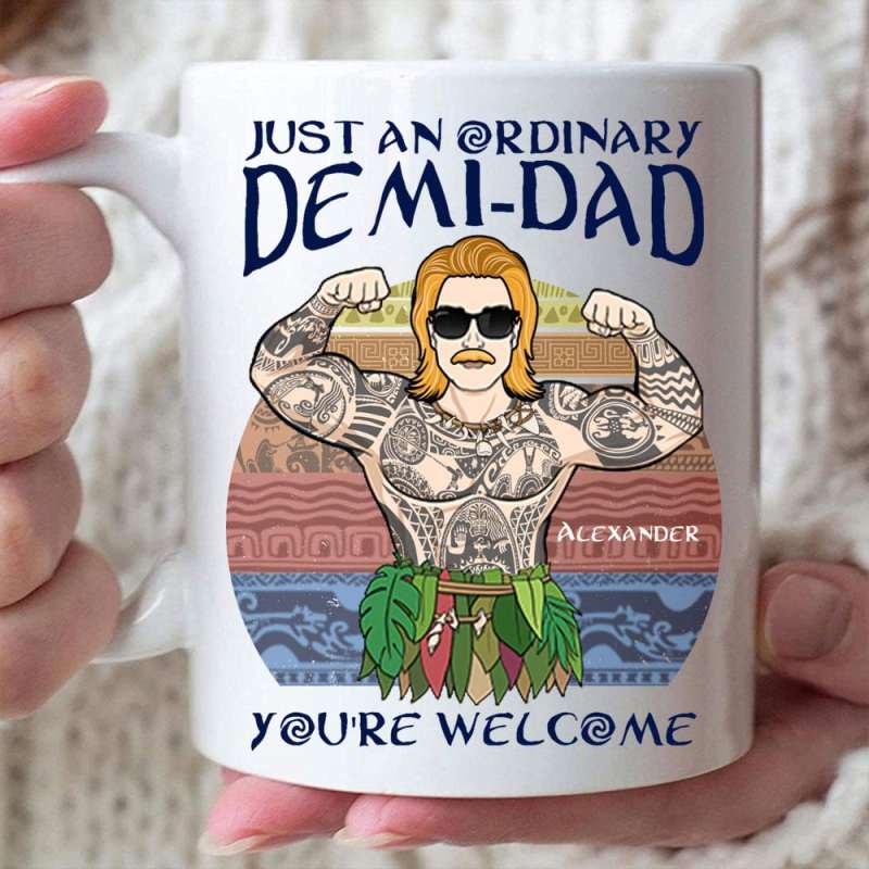 Just An Ordinary Demi Dad Personalized Mug