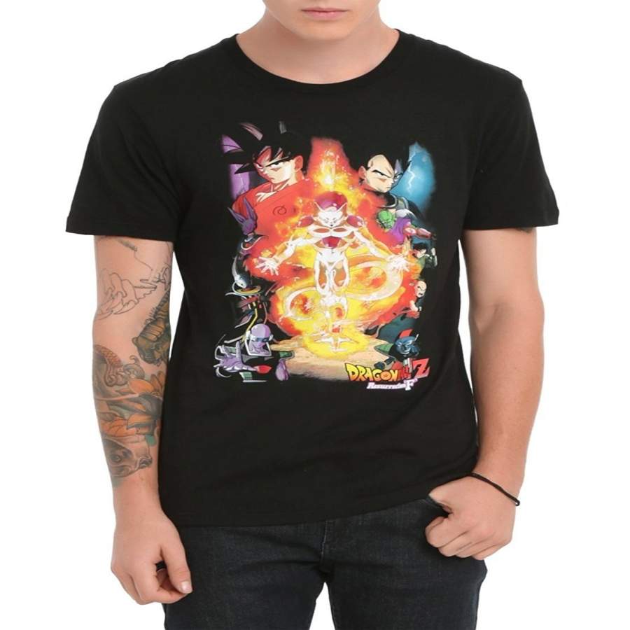 Dragon Ball Z: Resurrection ‘F’ Poster T-Shirt Men’s Fitness T-shirt