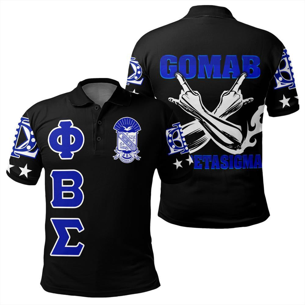 Fraternity Polo – Phi Beta Sigma Letters Polo Shirt